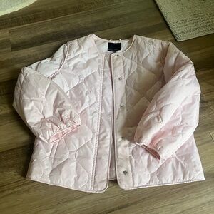 Banana Republic Light Pink Quilted Jacket